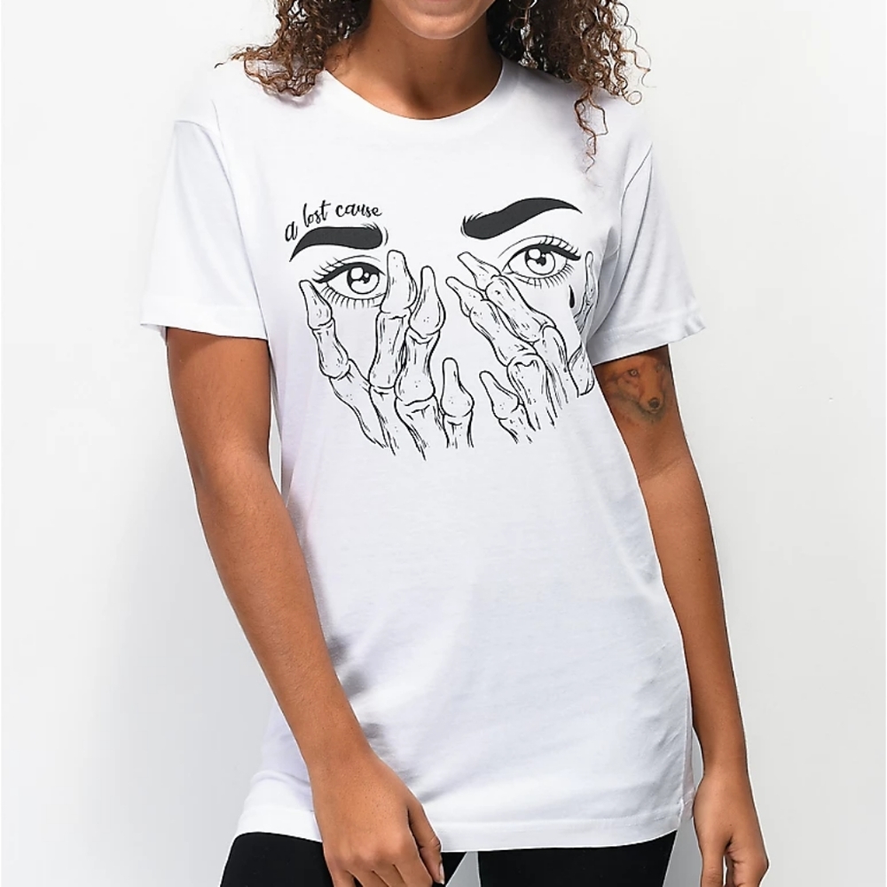 Zumiez A Lost Cause Inner Beauty White T-Shirt